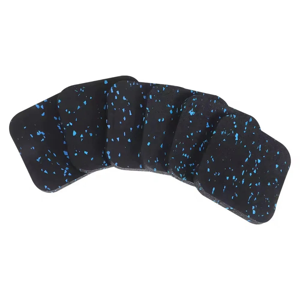 protections pieds machine tapis course pads anti choc tpe noir bleu tapis roulant entraînement