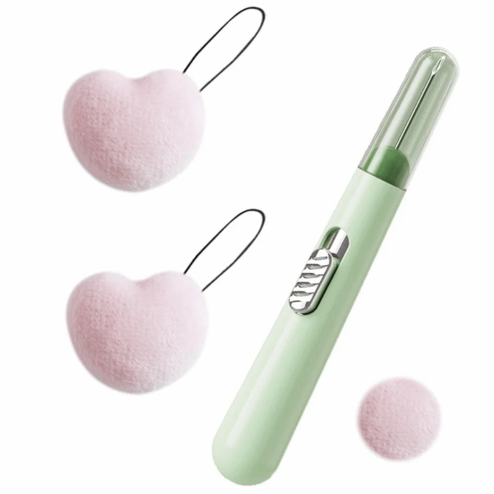 clips coton draps vert clair rose pâle forme cœur moderne pratique pièces facile