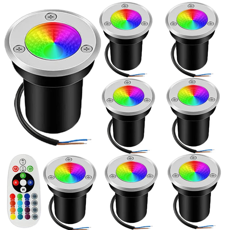 éclairage extérieur led ip65 moderne télécommande étanche 12v 6w spot solaire noir minimaliste