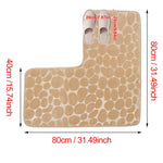 tapis bain doux moderne beige sapphire blue coffee grey lake blue mousse mémoire forme