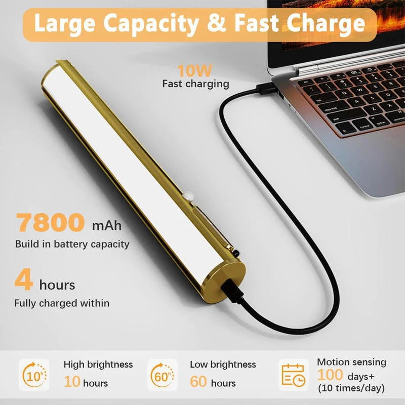 lampe led rechargeable or noir moderne minimaliste adhésif interrupteur télécommande type