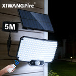 lampes solaires led détecteur mouvement ip65 étanches modernes adhésives extérieures jardins sécurité