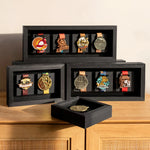 cadre photo acrylique moderne médailles or bronze rouge bleu vert noir motifs navire personnages