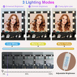 meuble coiffeuse miroir led éclairage réglable noir blanc rose beige