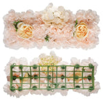 guirlande florale artificielle décoration maison blanc rose pâle vert clair clips romantiqueintérieur