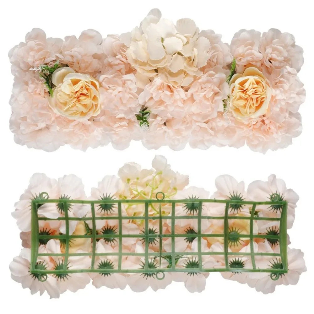 guirlande florale artificielle décoration maison blanc rose pâle vert clair clips romantiqueintérieur