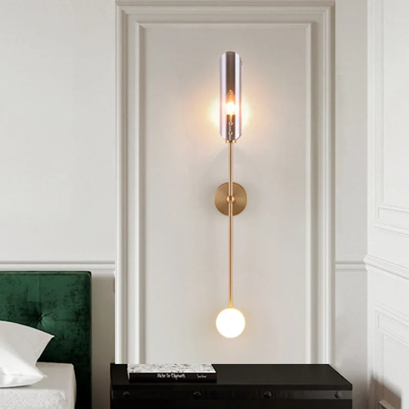 Éclairage d'ambiance créé par l'applique murale LED