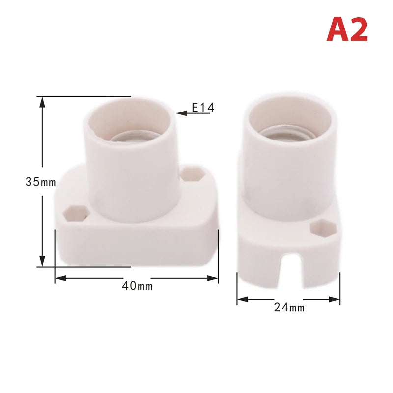 ampoule douille base e12 e14 e17 support blanc doré lisse opaque industriel