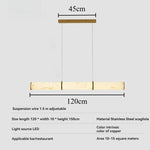 lampe suspendue moderne marbre blanc doré salon restaurant cuisine chambre