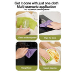 serviettes cuisine vert violet microfibre corduroy modernes pack serviettes réutilisables 25cm 25cm