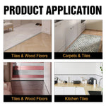 joint seuil pvc marron texture bois naturelle adhésif moderne protection rouge 10mm 40mm 7mm