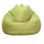 coussin sol sans rembourrage tissu moderne bleu gris jaune violet marron 100x120cm zip sac
