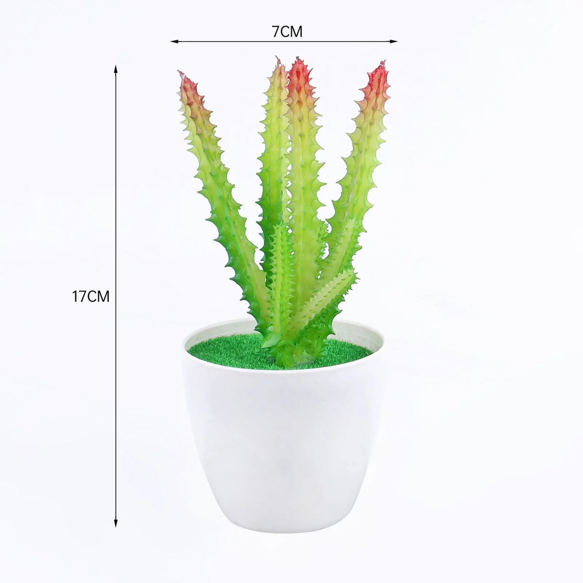 petite plante artificielle aloes pot blanc décoration moderne fleurs fausses vertes