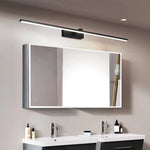 lampe murale moderne miroir led 100cm blanc noir minimaliste chambre cuisine