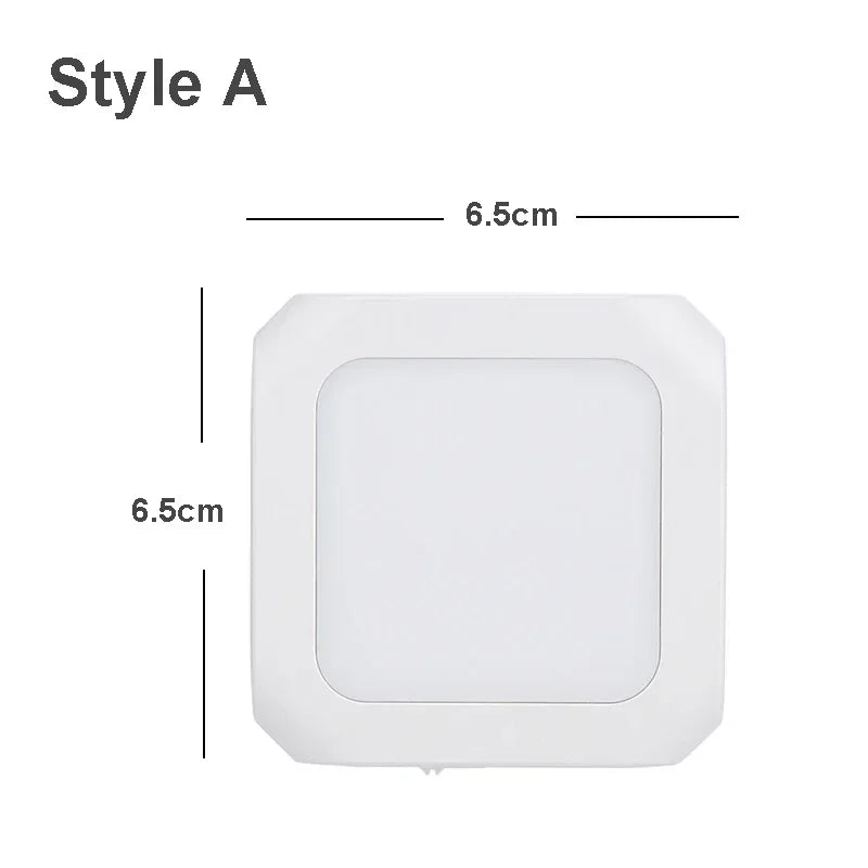 lampe nuit sensorielle mouvement blanc moderne adhésif luminosité réglable auto constante chambre couloir
