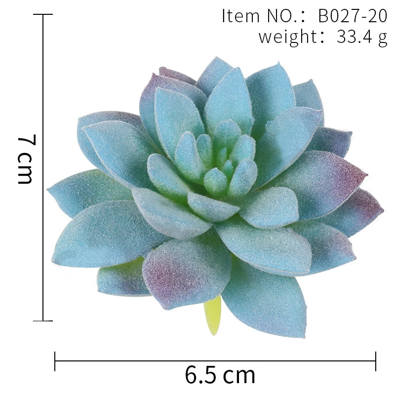 plantes succulentes artificielles décoratives modernes feuilles colorées intérieur extérieur exposé bricolage accessoire jardin réaliste