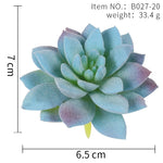 plantes succulentes artificielles décoratives modernes feuilles colorées intérieur extérieur exposé bricolage accessoire jardin réaliste