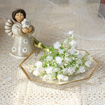 bouquets artificiels fleurs simples blanc jaune rouge rustique naturel mariage décoration tableintérieur