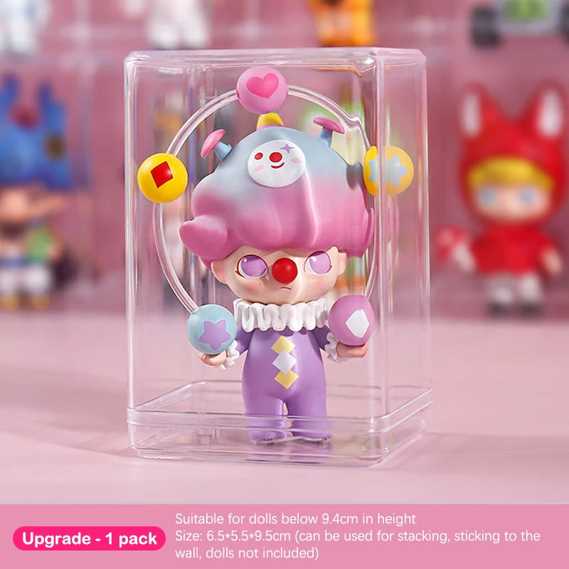 boîtes transparentes acrylique rangement figurines accessoires collection modernes cartoonesques anti poussière transparentes différents jouets