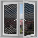 films translucides perforés adhésifs noir blanc intimité soleil lumière chambre moderne
