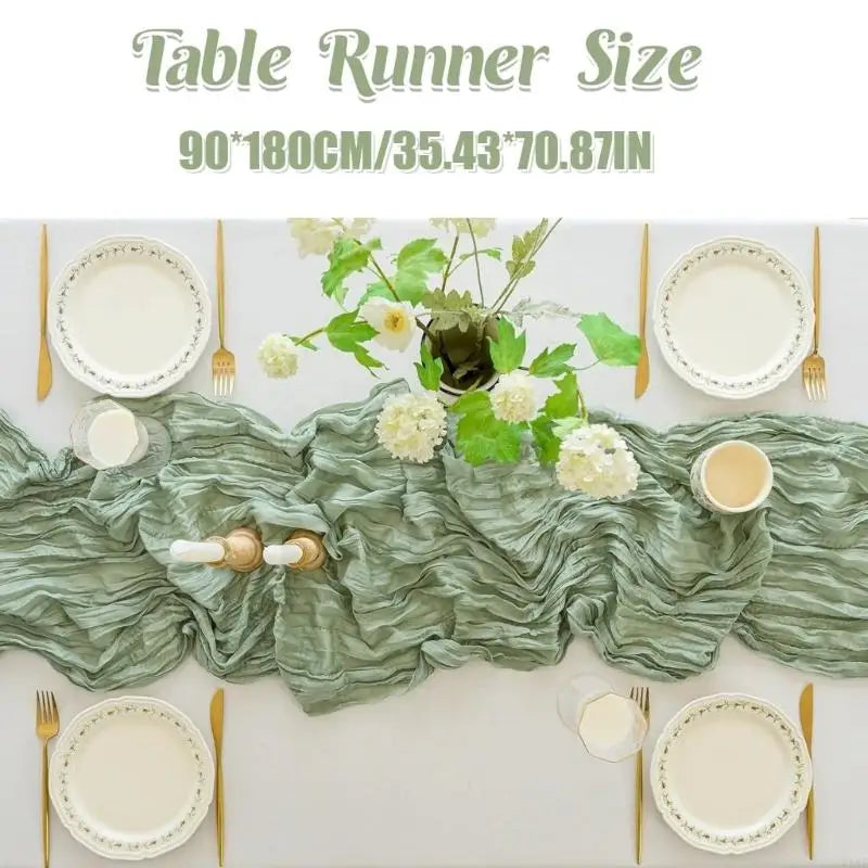 nappe plissée semi transparente polyester coton multicolore décoration noël fête mères bohème festive