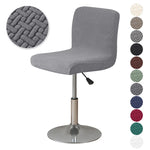 housse chaise tissu motifs géométriques gris clair moderne réglable four seasons