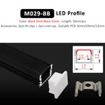 profil led noir blanc moderne 12v certification ul cem lvd rohs led ceiling profile