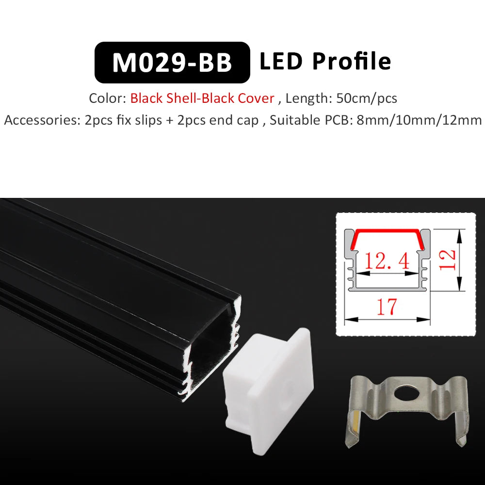 profil led noir blanc moderne 12v certification ul cem lvd rohs led ceiling profile