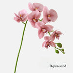 bouquet artificiel orchidées phalaenopsis rose blanc jaune moderne décoration intérieure mariage anniversaire fêtes