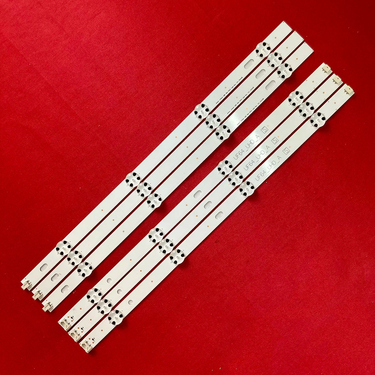 bandes led blanc points noirs connecteurs modernes rétro éclairage 850mm 3v led électronique