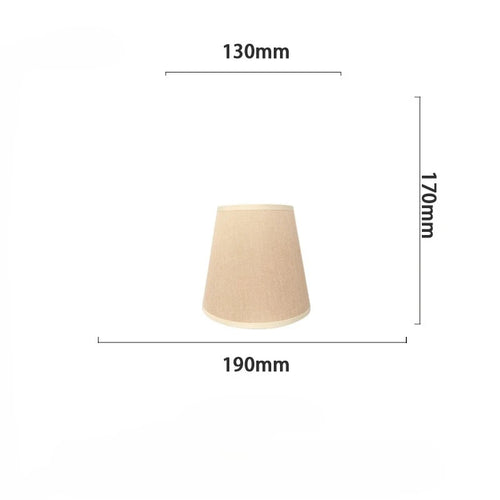 abat jour classique tissu beige blanc motif floral lampe table salon