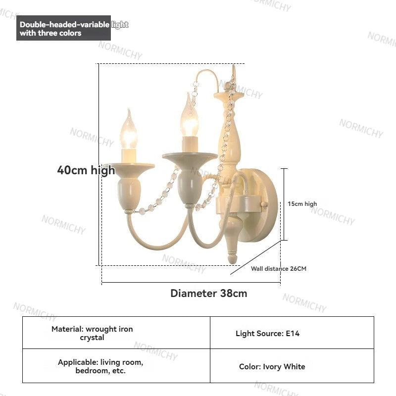 lustre cristal blanc chambre salon classique suspension ampoules led encastrée