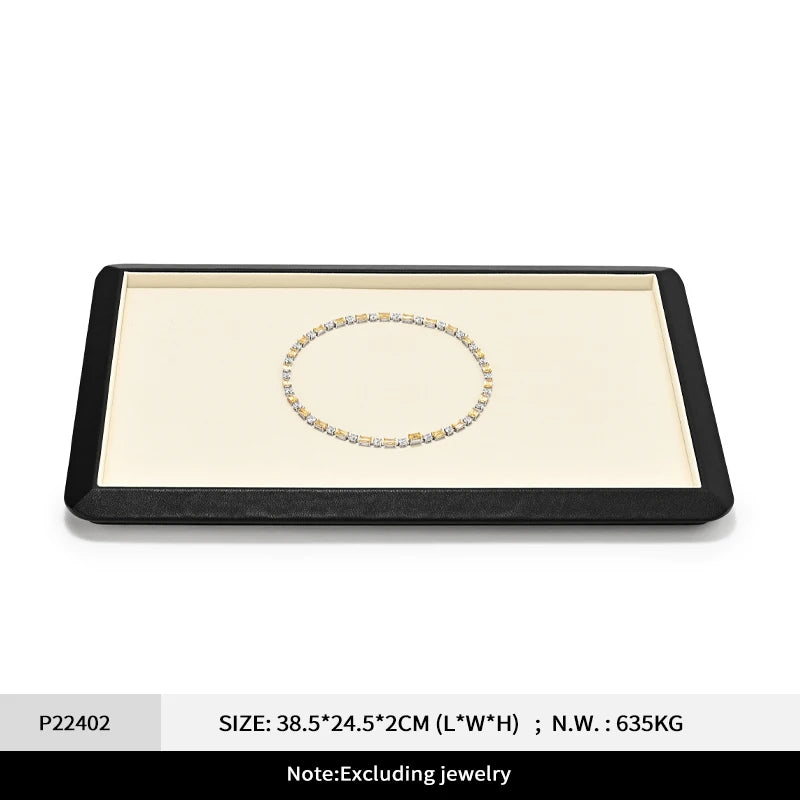 plateau présentation bijoux cuir velours strass classique bracelet boucles oreilles bagues colliers portable festival