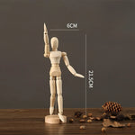 mannequins articulés bois naturel clair classique minimaliste pieds mains tringles