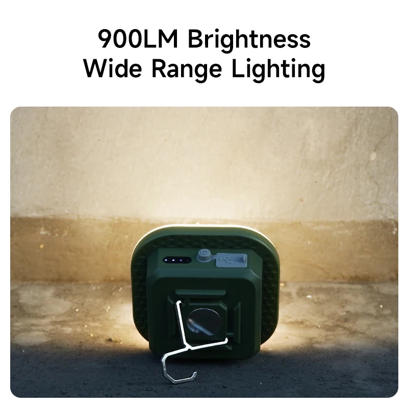 lampe poche rechargeable led vert moderne aimant clips