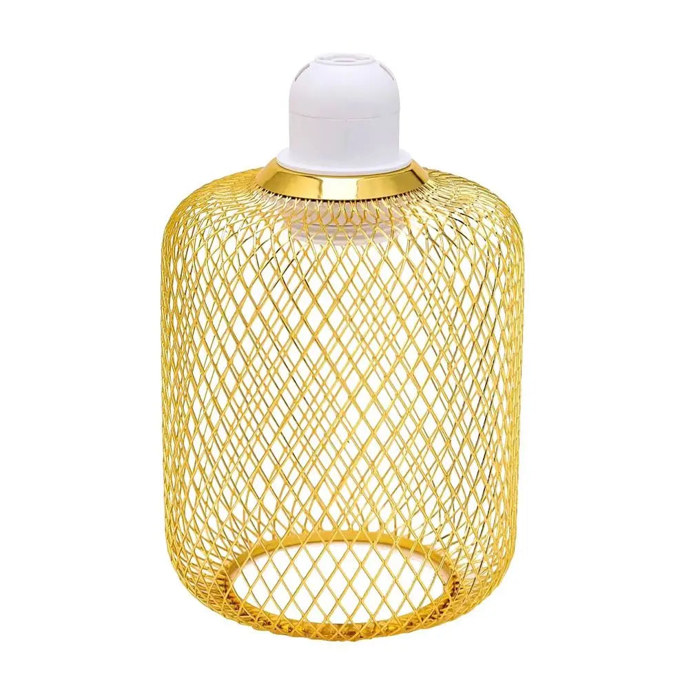 abat jour moderne or maille fine opacité intérieur décoration maison luminaire simple led