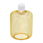 abat jour moderne or maille fine opacité intérieur décoration maison luminaire simple led
