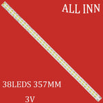 barre lumineuse led 38 diodes blanc rouge moderne sans fixation 3v