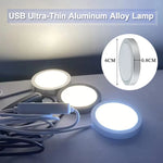 lampe led blanc moderne câble usb interrupteur grille d60mm h8mm minimaliste