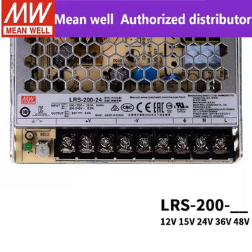 alimentation électrique 200w argenté grille hexagonale industrielle connecteurs électriques 24v 12v 5v