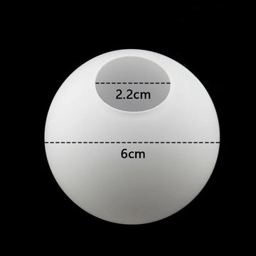 abat jour boule verre blanc opale rond moderne lampe suspension intérieur décoratif
