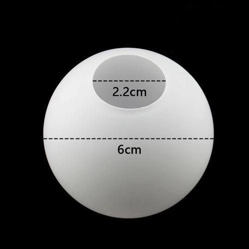 abat jour boule verre blanc opale rond moderne lampe suspension intérieur décoratif