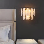 lustre moderne suspension or blanc translucide verre veineux led chambre salon