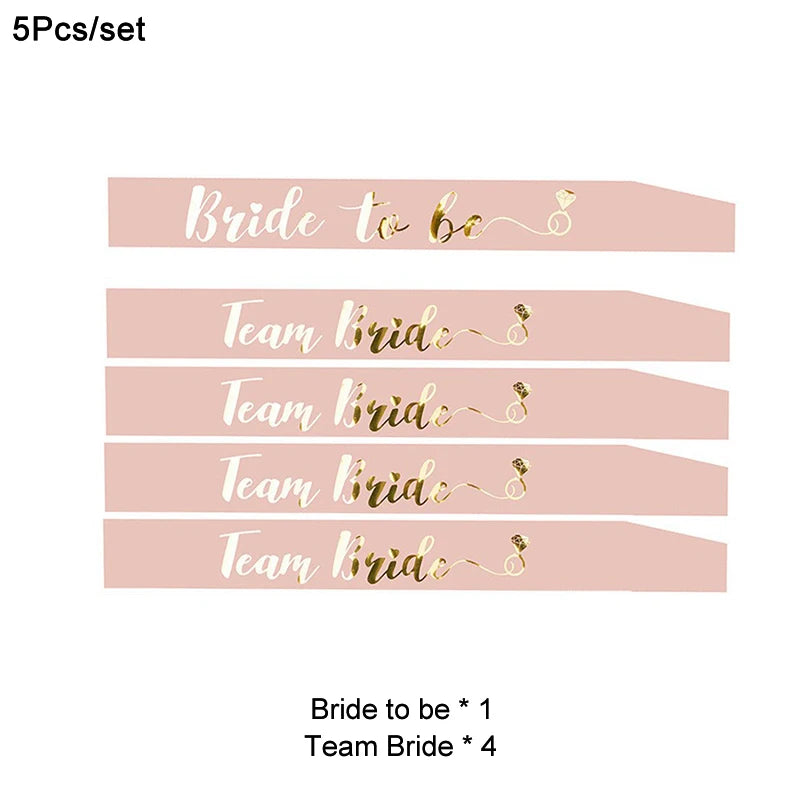 décoration mariage voile bride to be sash team bride bandeau occasion fiançailles fête valentin