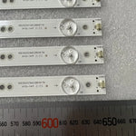 bandes led argentées modernes certifiées ul rohs cem 600mm flux lumineux continu aluminium led