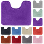tapis toilette violet gris bleu beige moderne doux absorbant anti dérapant pvc respectueux environnement