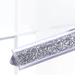 Ruban décoratif pailleté or argent blanc moderne adhésif 5m longueur chambre salon