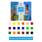 ensemble peintures aquarelle 36 couleurs bouteilles pinceaux papier artiste opacité vibrant