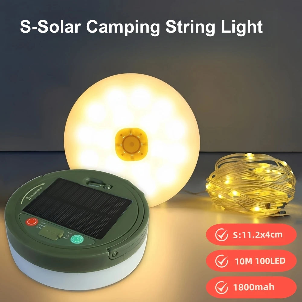 lampe solaire guirlande lumineuse led portable ip65 vert blanc moderne pratiquemaxlength
