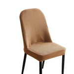 housses chaise peluche grise carreaux moderne polyester élasthanne banquet mariage salle manger fauteuil